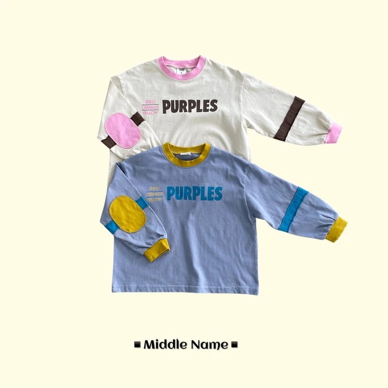 Middle Name - Korean Children Fashion - #magicofchildhood - Vintage Patch Tee