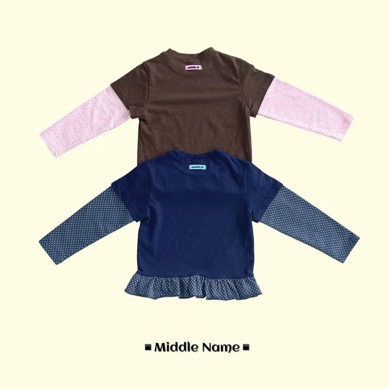 Middle Name - Korean Children Fashion - #magicofchildhood - Layered Frill Tee - 5