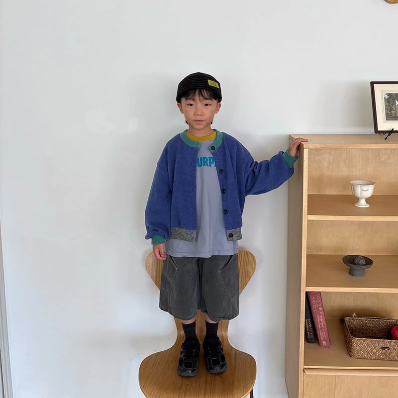 Middle Name - Korean Children Fashion - #magicofchildhood - Colorblock Cardigan - 7