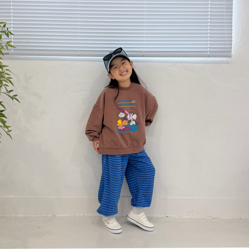 Middle Name - Korean Children Fashion - #magicofchildhood - Pigment Tweet Sweatshirt - 11