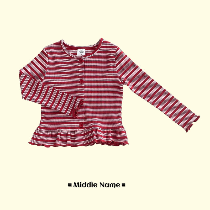 Middle Name - Korean Children Fashion - #minifashionista - Honey Frill Cardigan - 3