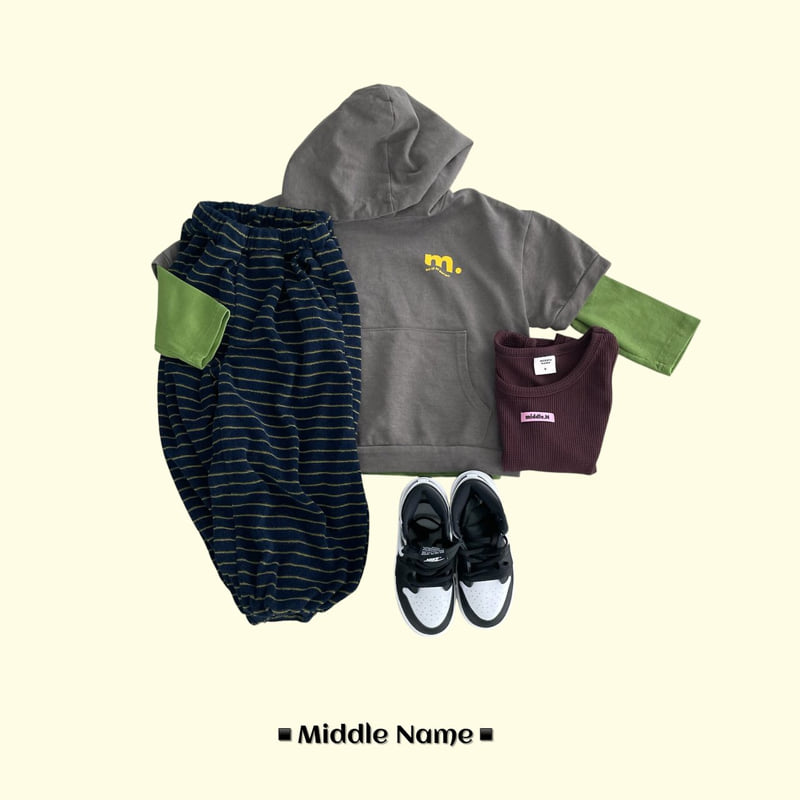 Middle Name - Korean Children Fashion - #minifashionista - Layered Hoodie - 8