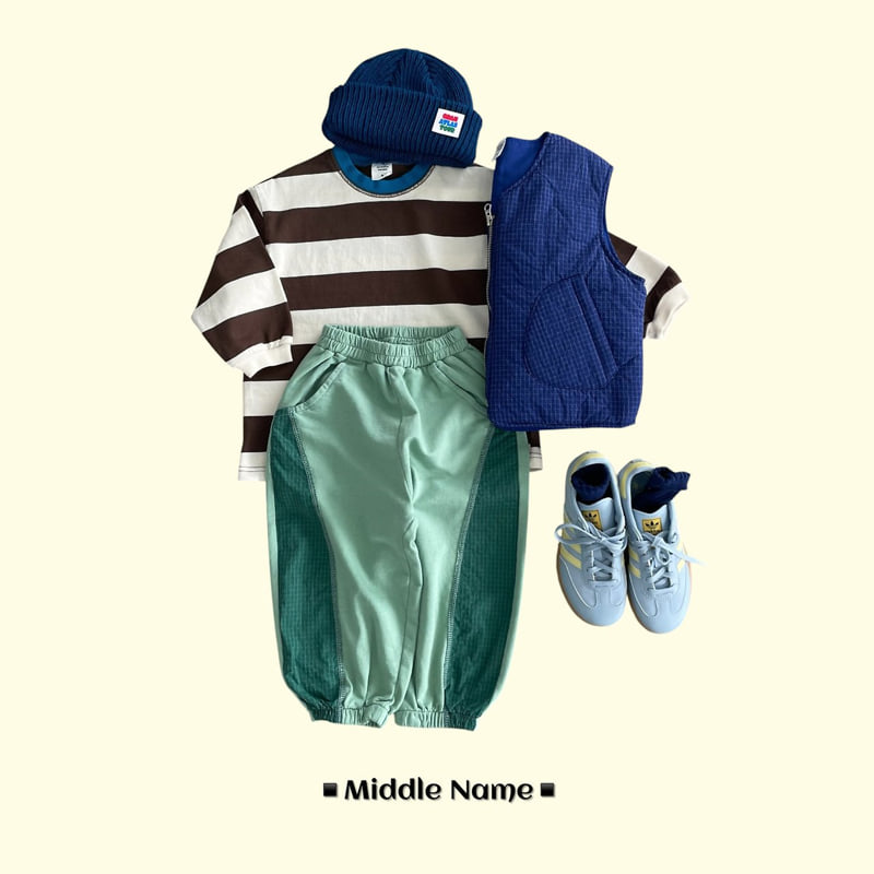 Middle Name - Korean Children Fashion - #minifashionista - Milk Colored Stripe Tee - 11