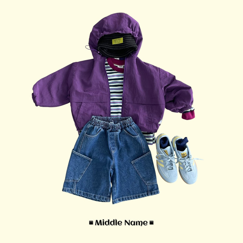 Middle Name - Korean Children Fashion - #minifashionista - Side Pocket Bermuda Pants - 3