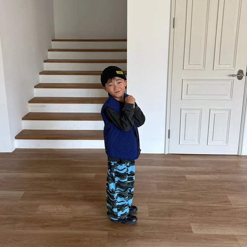 Middle Name - Korean Children Fashion - #minifashionista - Camo Jogger Pants - 3