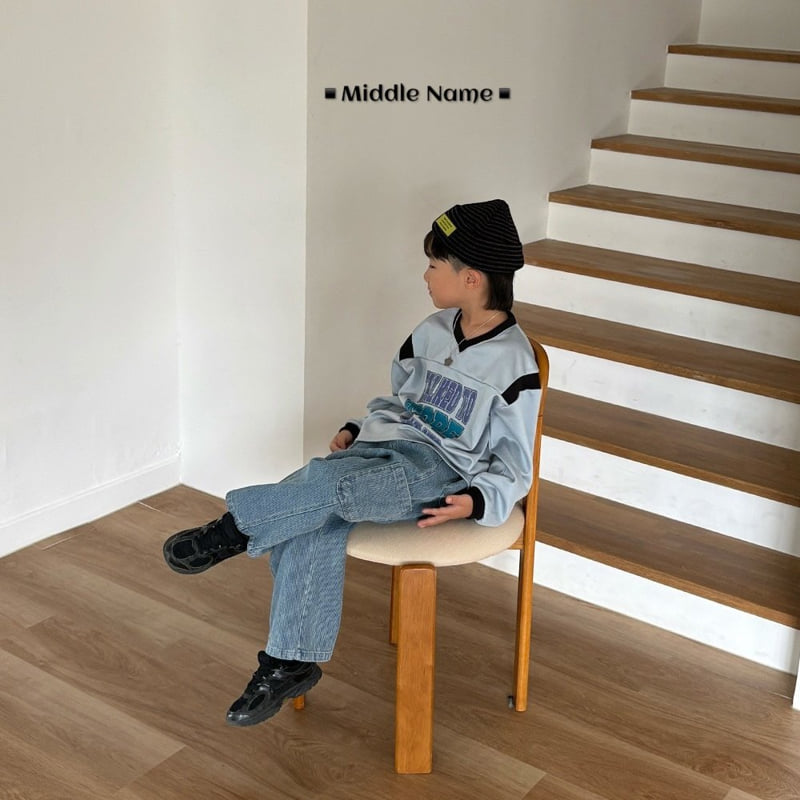 Middle Name - Korean Children Fashion - #minifashionista - Hip V-Neck Tee - 10