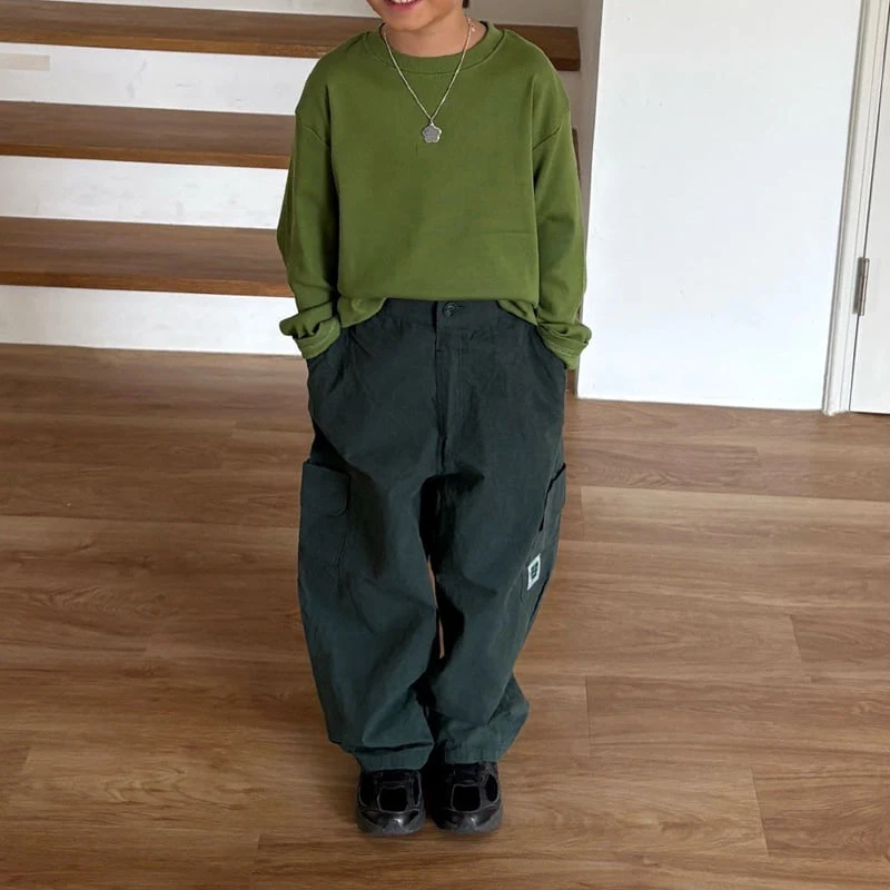 Middle Name - Korean Children Fashion - #minifashionista - Big Pocket Cargo Pants - 7