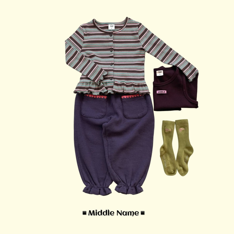 Middle Name - Korean Children Fashion - #minifashionista - Honey Frill Cardigan - 4