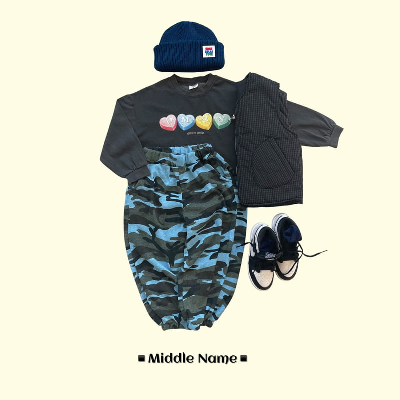 Middle Name - Korean Children Fashion - #prettylittlegirls - Camo Jogger Pants - 12