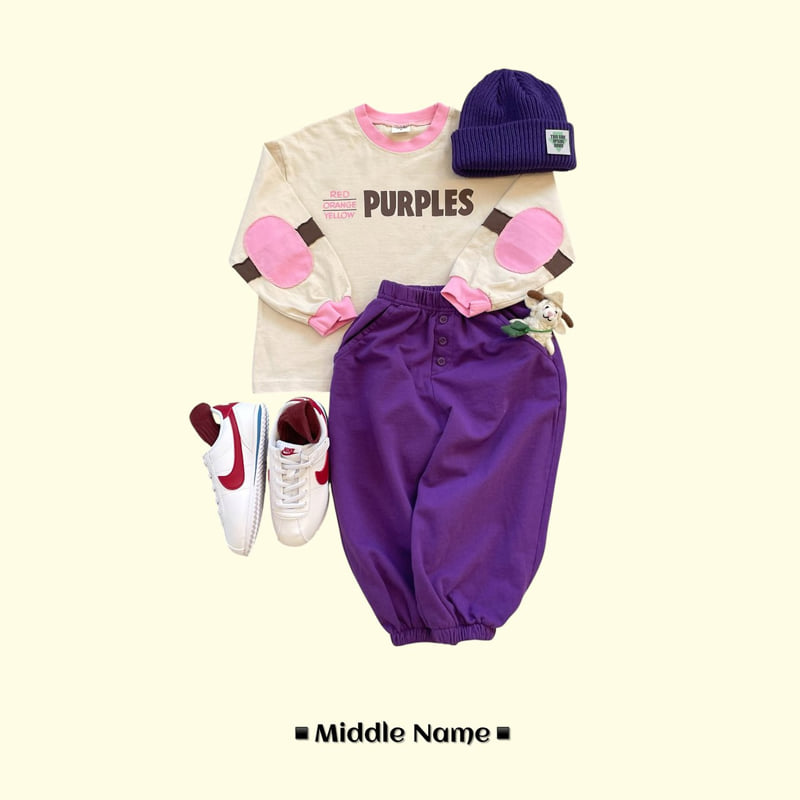Middle Name - Korean Children Fashion - #prettylittlegirls - Dengo Button Jogger Pants - 8