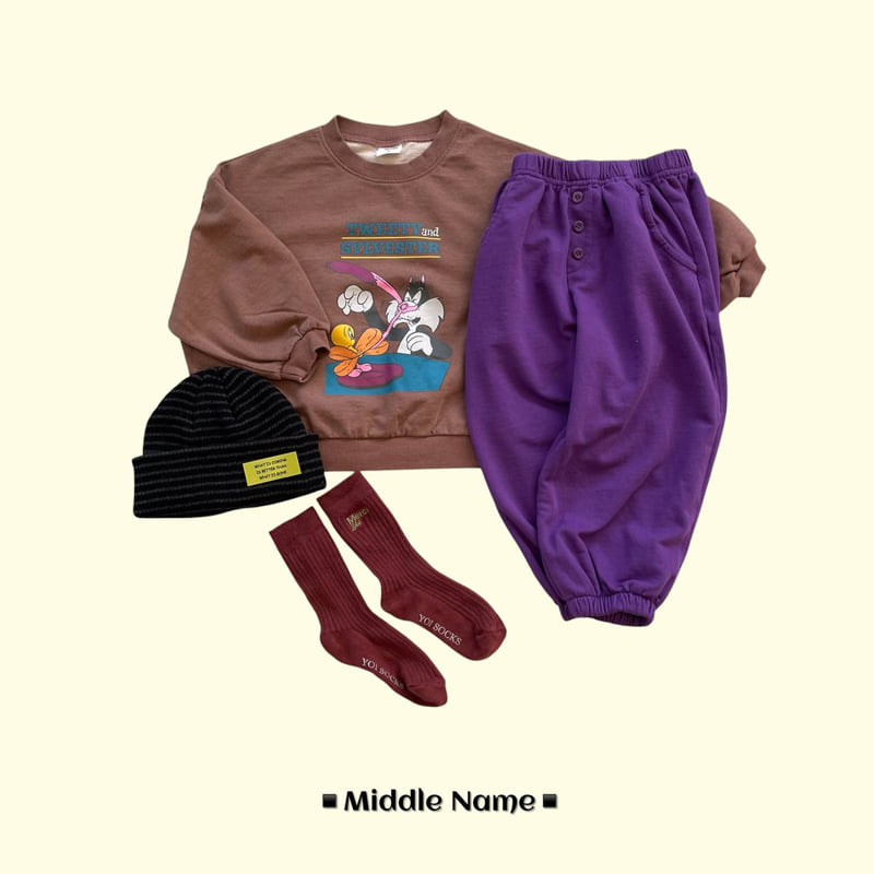 Middle Name - Korean Children Fashion - #minifashionista - Mid Sweatshirts - 4