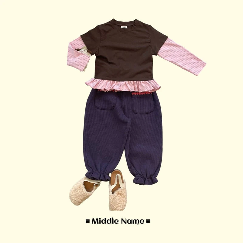 Middle Name - Korean Children Fashion - #prettylittlegirls - Layered Frill Tee - 7
