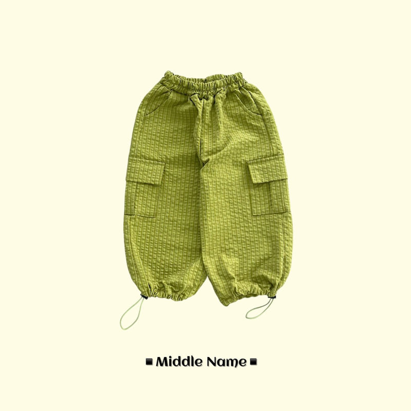 Middle Name - Korean Children Fashion - #prettylittlegirls - Cargo Embo Check Pants - 2