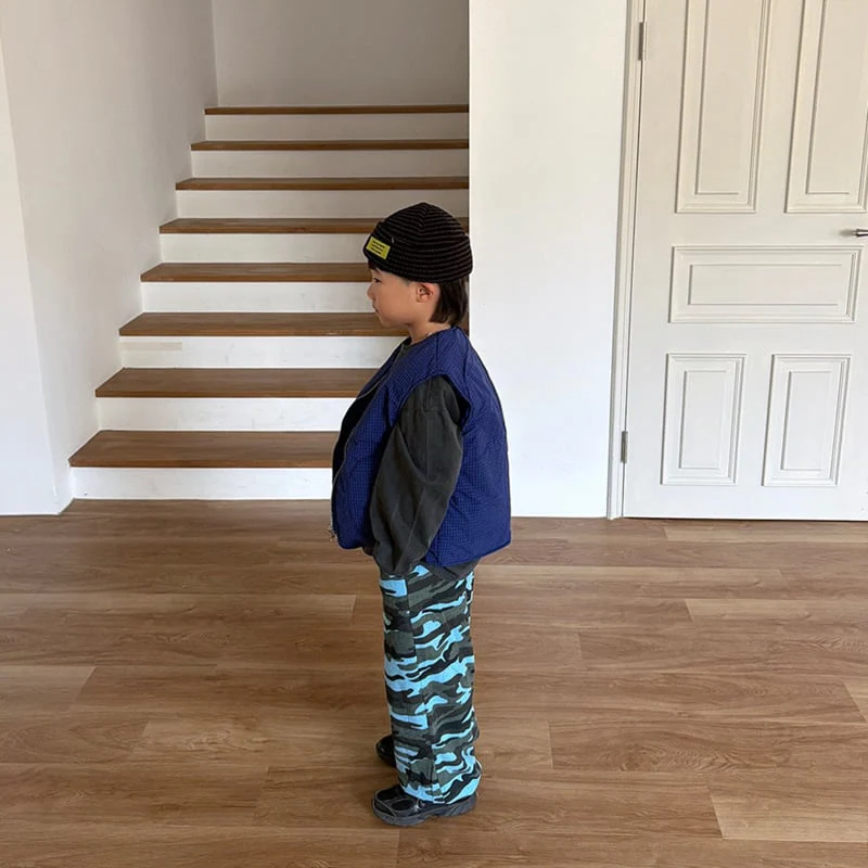 Middle Name - Korean Children Fashion - #minifashionista - Camo Jogger Pants - 4