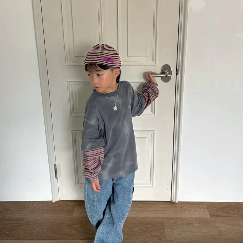 Middle Name - Korean Children Fashion - #prettylittlegirls - Pocket Hip Denim Pants - 2