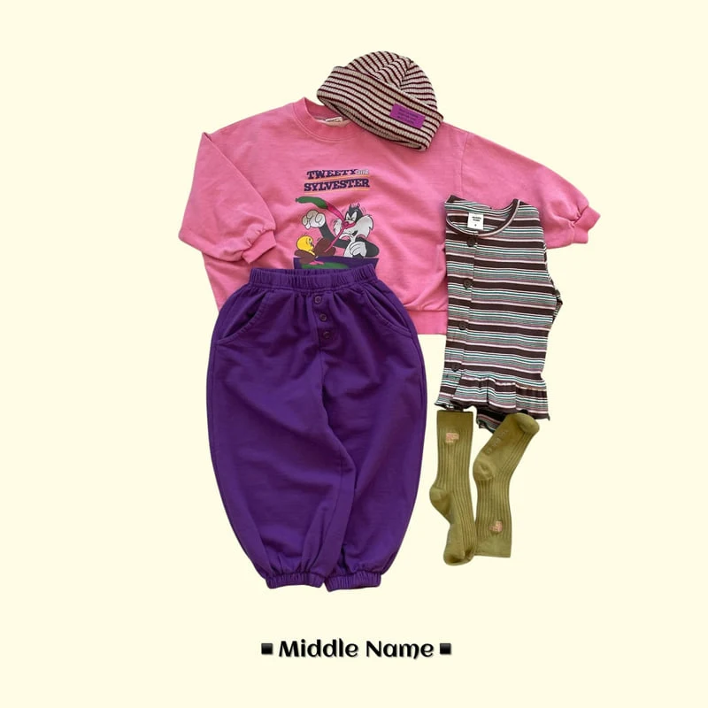 Middle Name - Korean Children Fashion - #stylishchildhood - Mid Sweatshirts - 7