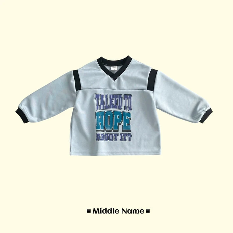 Middle Name - Korean Children Fashion - #stylishchildhood - Hip V Neck Tee - 2