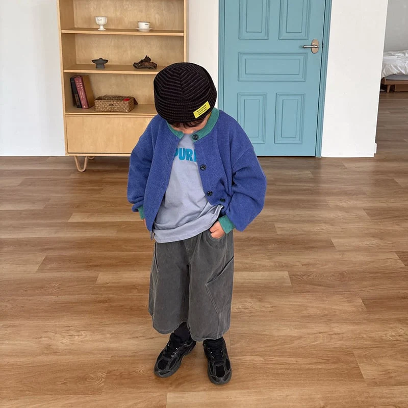 Middle Name - Korean Children Fashion - #todddlerfashion - Colorblock Cardigan - 10