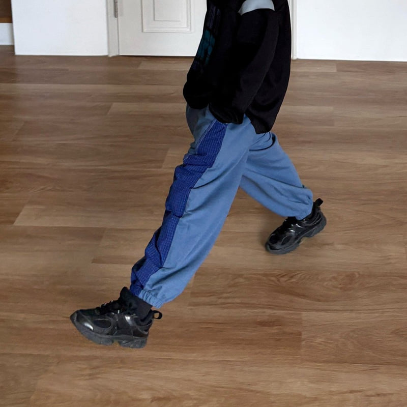 Middle Name - Korean Children Fashion - #todddlerfashion - Rib Colorblock Cutline Pants - 9