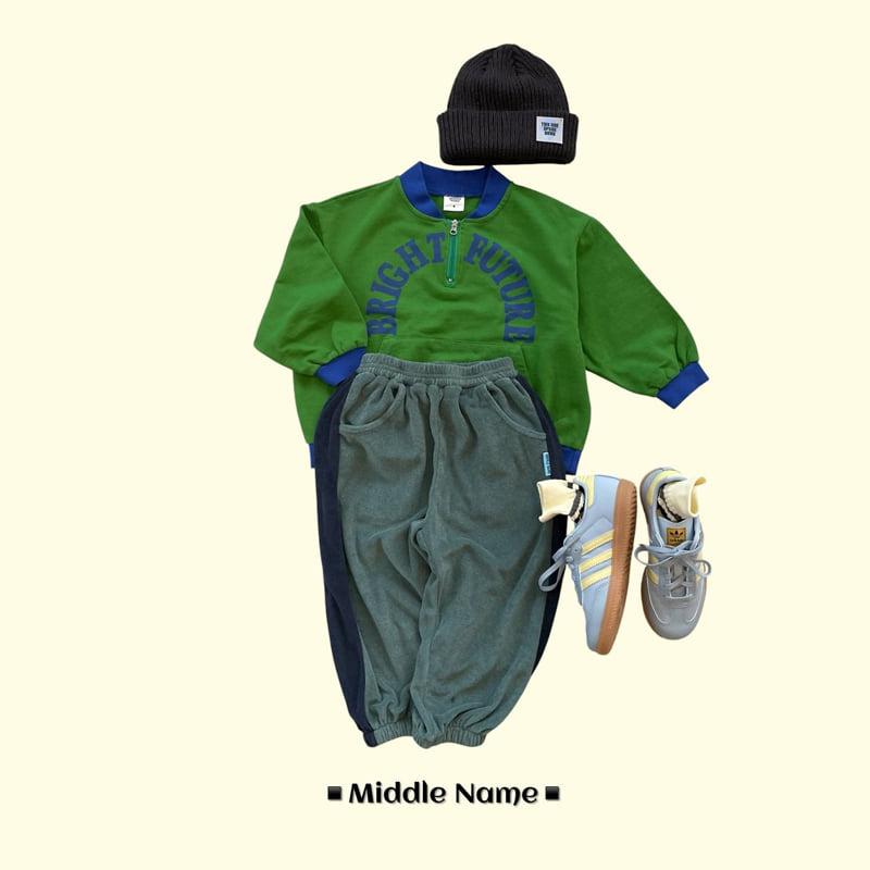 Middle Name - Korean Children Fashion - #toddlerclothing - Terry Colored Joger Pants - 8