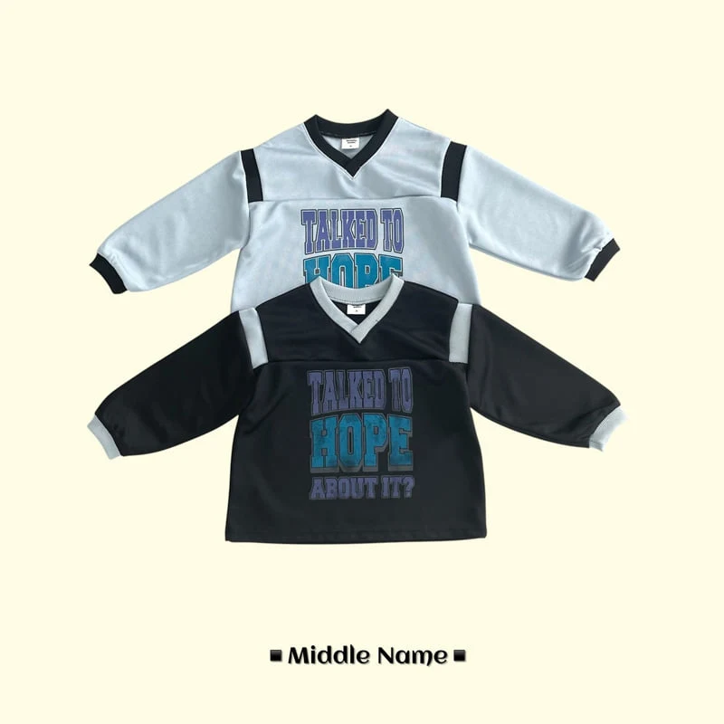 Middle Name - Korean Children Fashion - #toddlerclothing - Hip V Neck Tee