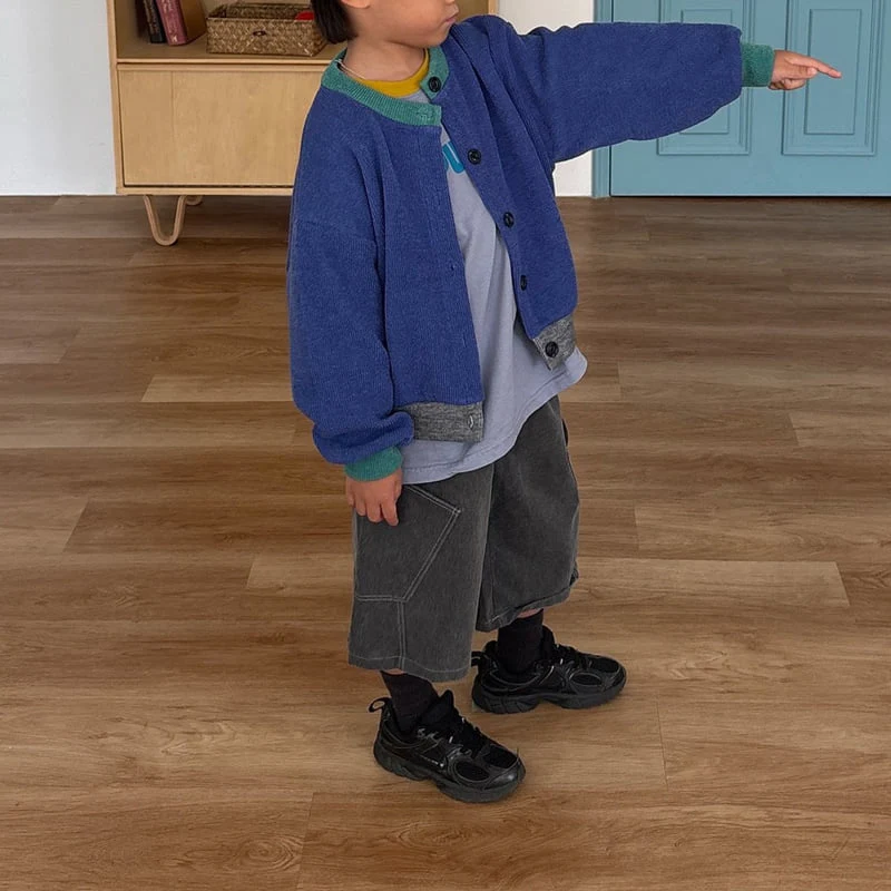 Middle Name - Korean Children Fashion - #toddlerclothing - Colorblock Cardigan - 11