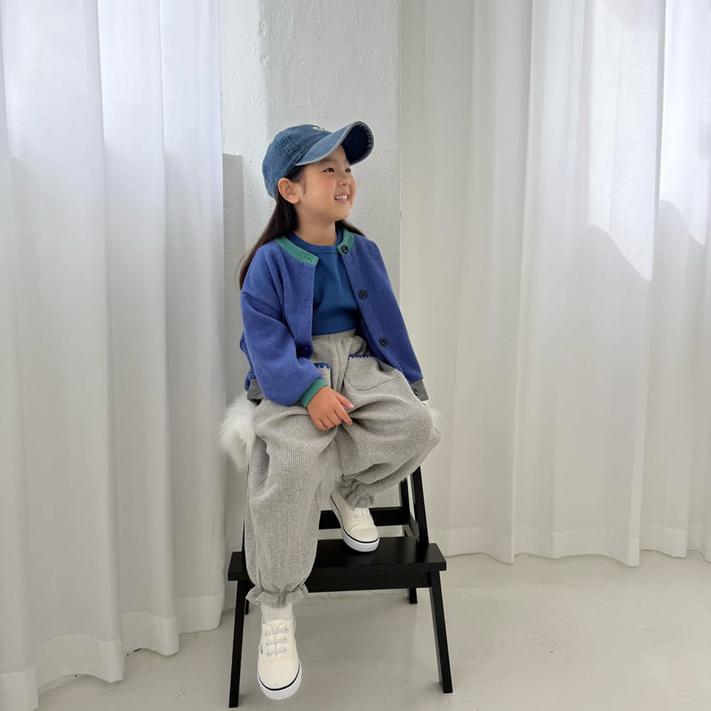 Middle Name - Korean Children Fashion - #toddlerclothing - Waffle Pocket Mello Pants - 5