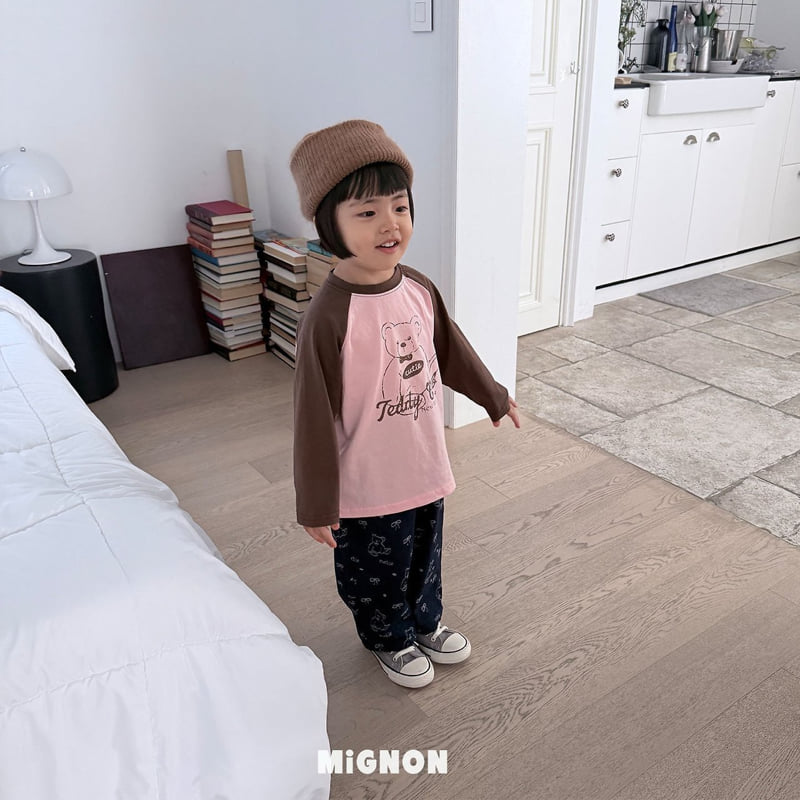 Mignon - Korean Children Fashion - #Kfashion4kids - Teddy Colored Tee - 7