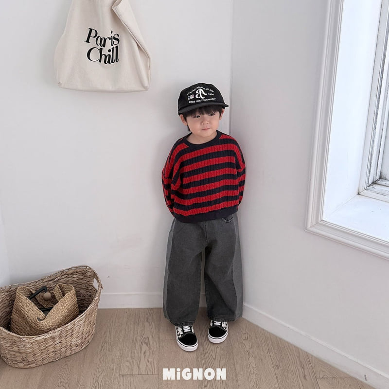 Mignon - Korean Children Fashion - #Kfashion4kids - Twist Knit Sweatshirts - 5