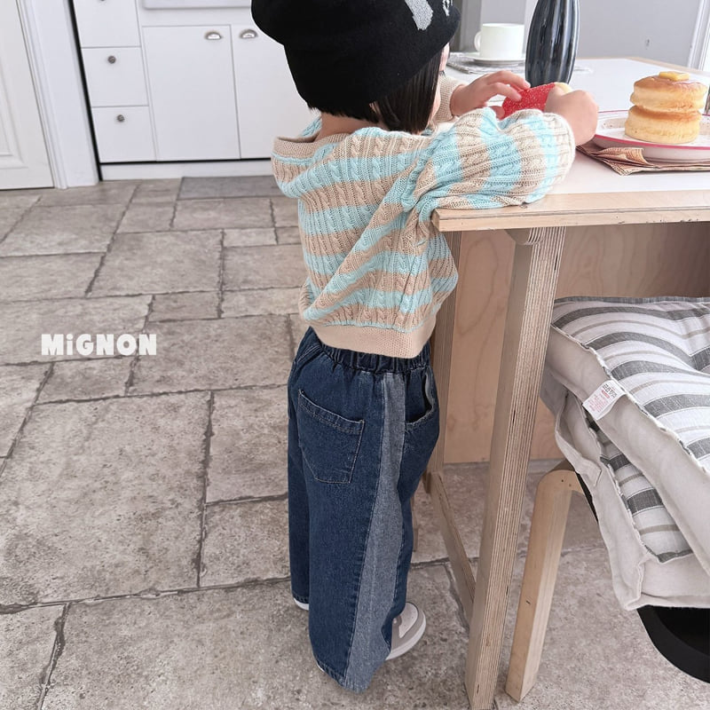Mignon - Korean Children Fashion - #Kfashion4kids - Point Denim Pants - 11