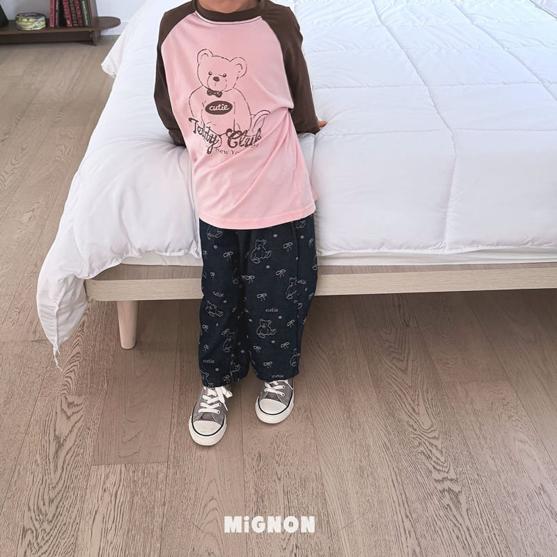 Mignon - Korean Children Fashion - #childofig - Bear Denim Pants - 11