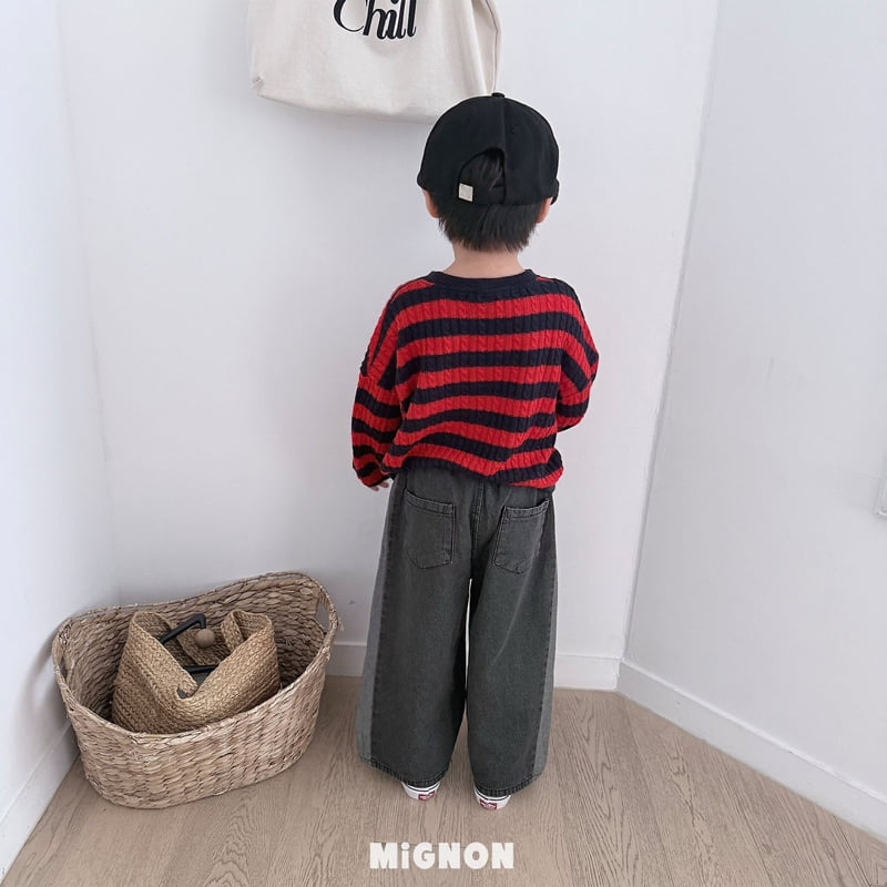 Mignon - Korean Children Fashion - #childofig - Twist Knit Sweatshirts - 10