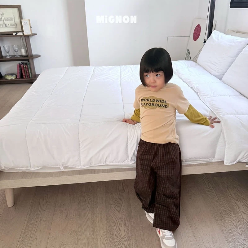 Mignon - Korean Children Fashion - #childofig - Yahoo Check Pants - 5