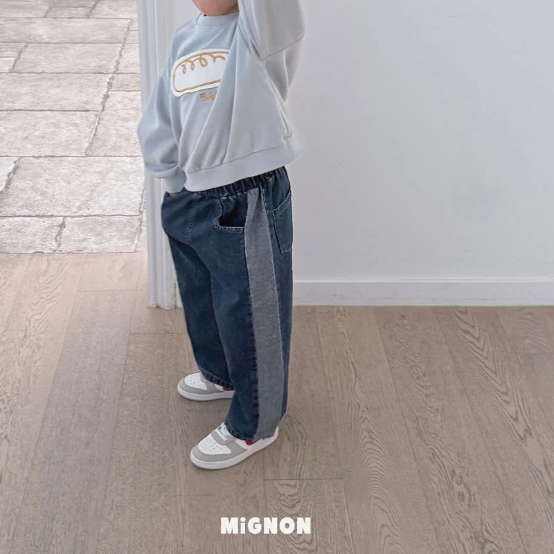 Mignon - Korean Children Fashion - #childofig - Point Denim Pants - 3