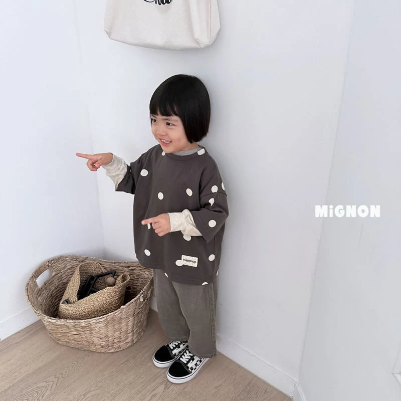 Mignon - Korean Children Fashion - #childrensboutique - Dot Label Tee - 11