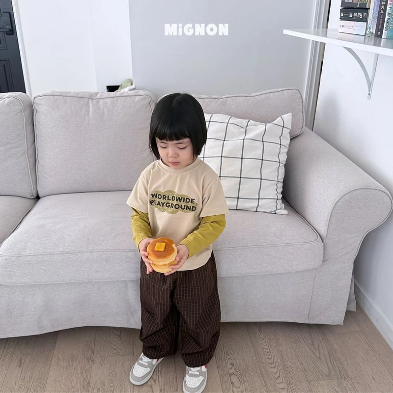 Mignon - Korean Children Fashion - #childrensboutique - Yahoo Check Pants - 7