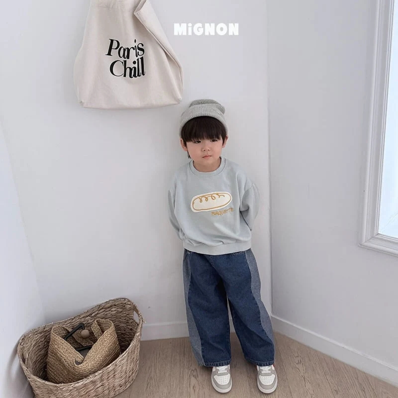 Mignon - Korean Children Fashion - #childofig - Point Denim Pants - 4