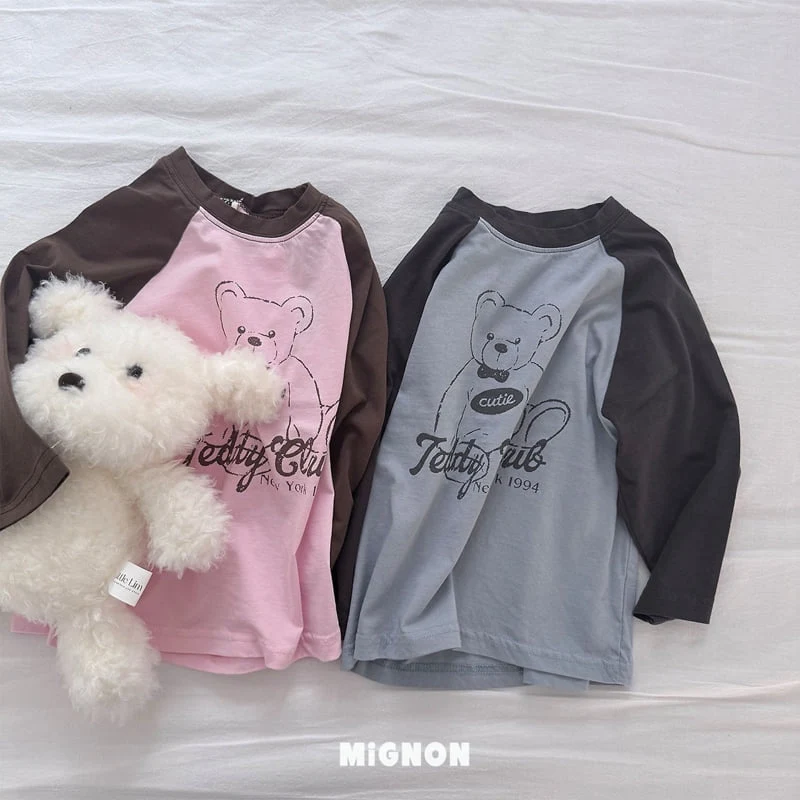 Mignon - Korean Children Fashion - #designkidswear - Teddy Colored Tee