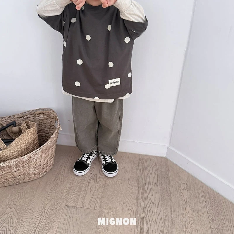 Mignon - Korean Children Fashion - #designkidswear - Pigment Volume Pants - 7