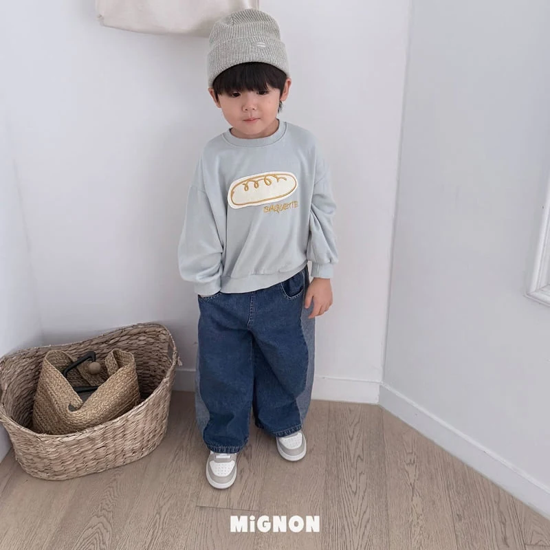 Mignon - Korean Children Fashion - #designkidswear - Point Denim Pants - 5