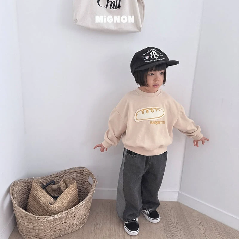 Mignon - Korean Children Fashion - #discoveringself - Bagette Sweatshirts - 3