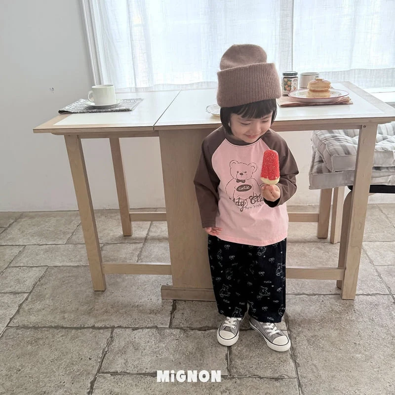 Mignon - Korean Children Fashion - #fashionkids - Teddy Colored Tee - 3