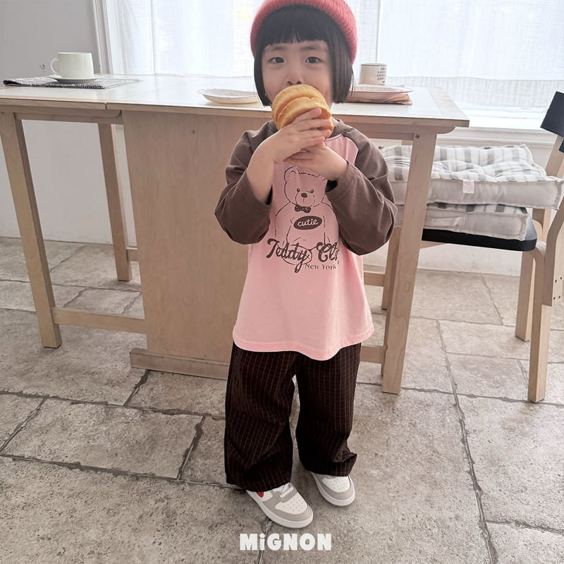 Mignon - Korean Children Fashion - #fashionkids - Teddy Colored Tee - 4