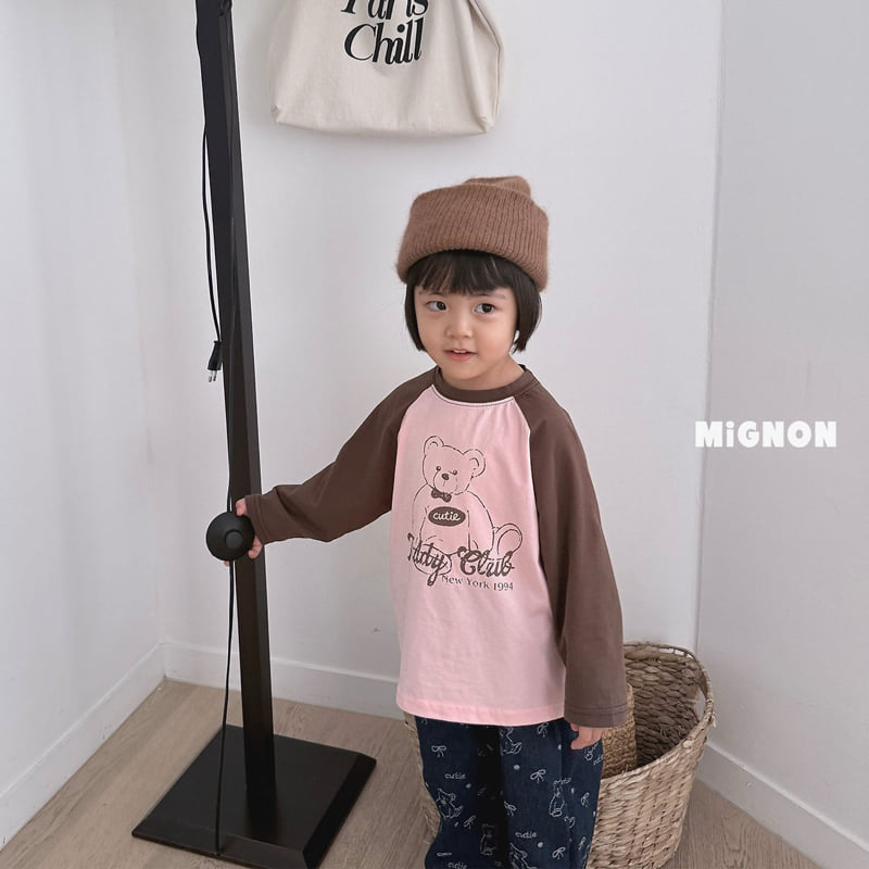Mignon - Korean Children Fashion - #kidzfashiontrend - Teddy Colored Tee - 6