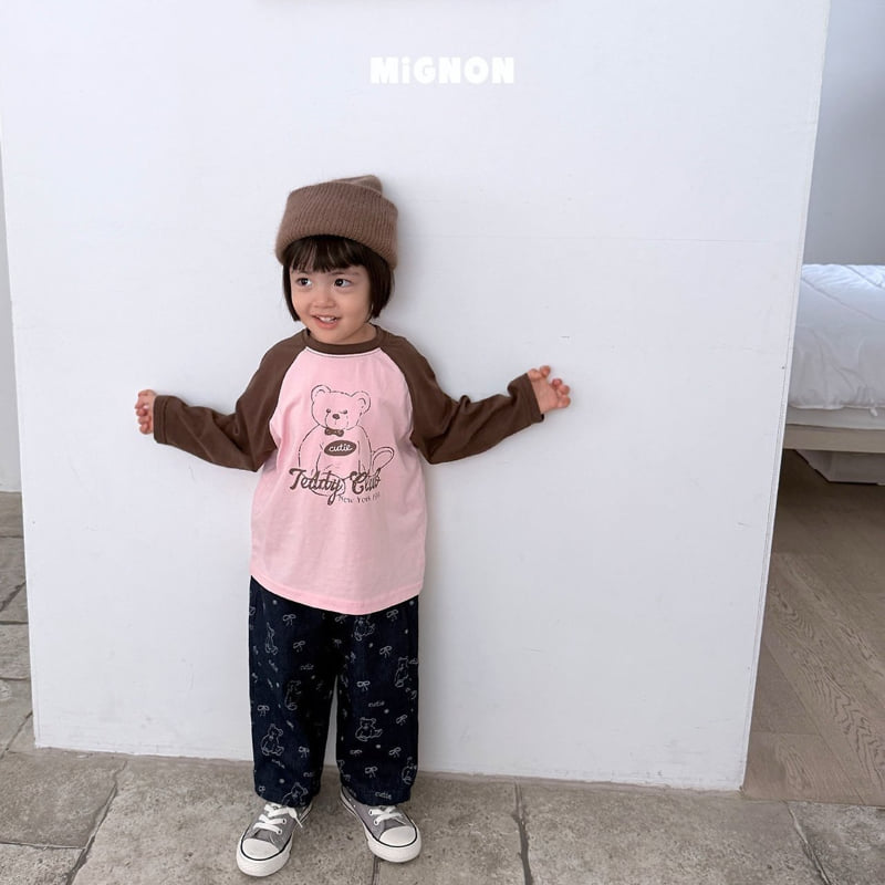 Mignon - Korean Children Fashion - #kidzfashiontrend - Bear Denim Pants - 5