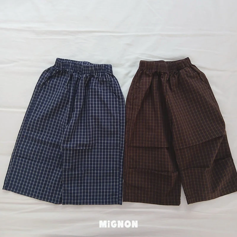 Mignon - Korean Children Fashion - #littlefashionista - Yahoo Check Pants