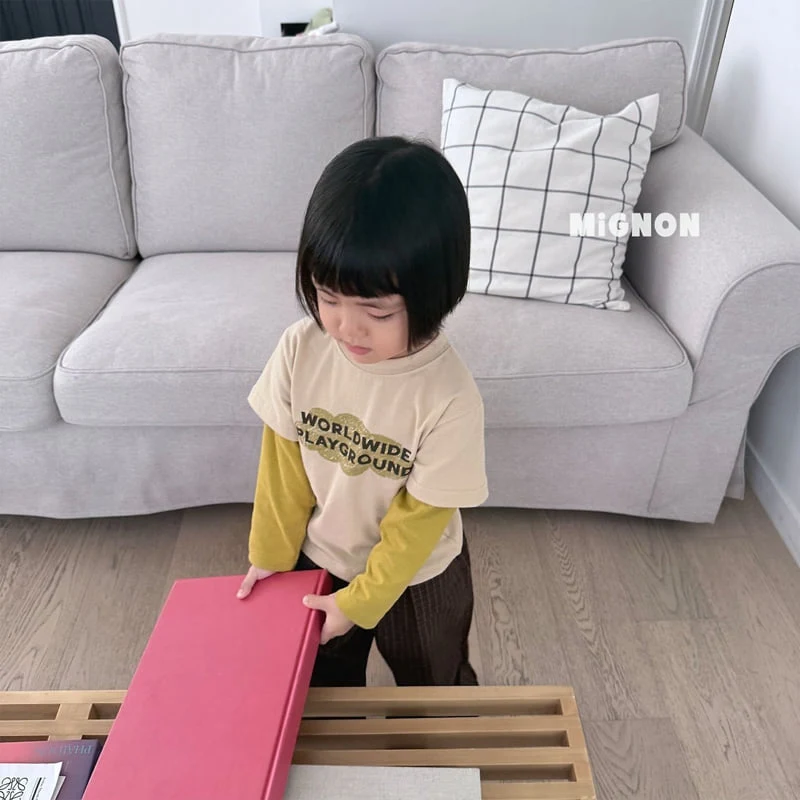 Mignon - Korean Children Fashion - #magicofchildhood - Lay Layered Tee - 3