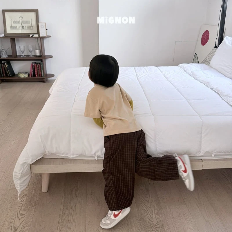 Mignon - Korean Children Fashion - #minifashionista - Yahoo Check Pants - 3