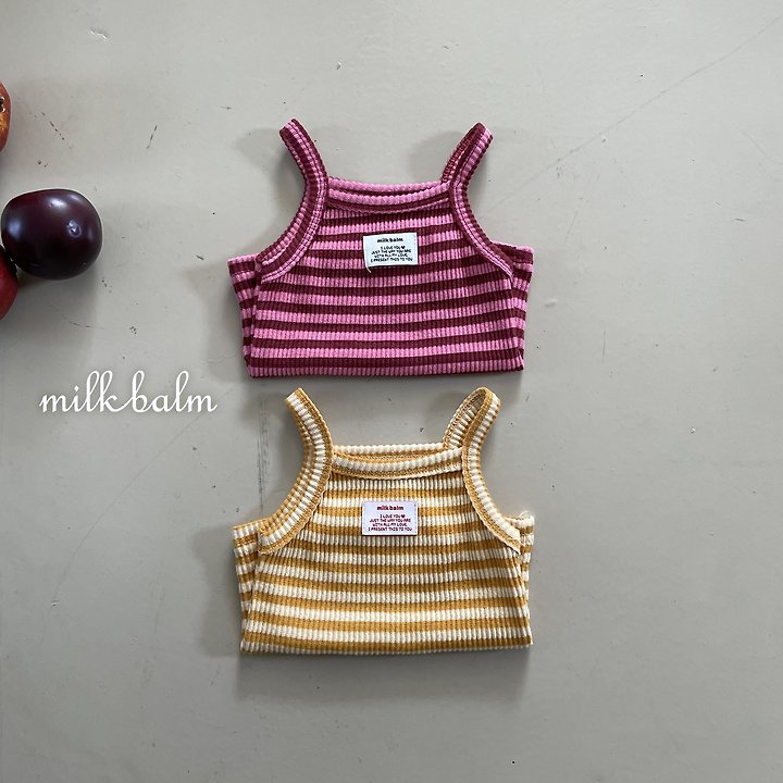 Milk Balm - Korean Children Fashion - #kidzfashiontrend - Lollypop Frill Sleeveless - 4