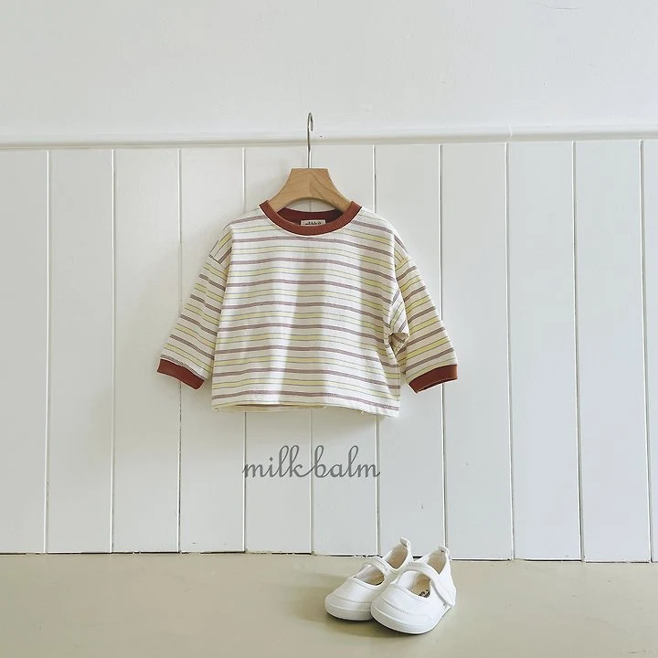 Milk Balm - Korean Children Fashion - #stylishchildhood - Jerry Striped Tee - 4